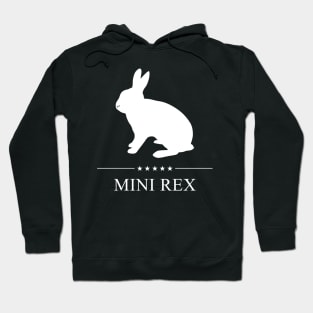 Mini Rex Rabbit White Silhouette Hoodie